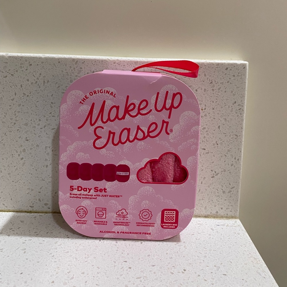 MakeUp Eraser 5-Day Set in Pink
